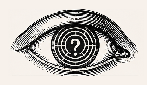 Mystery Tees eyeball logo